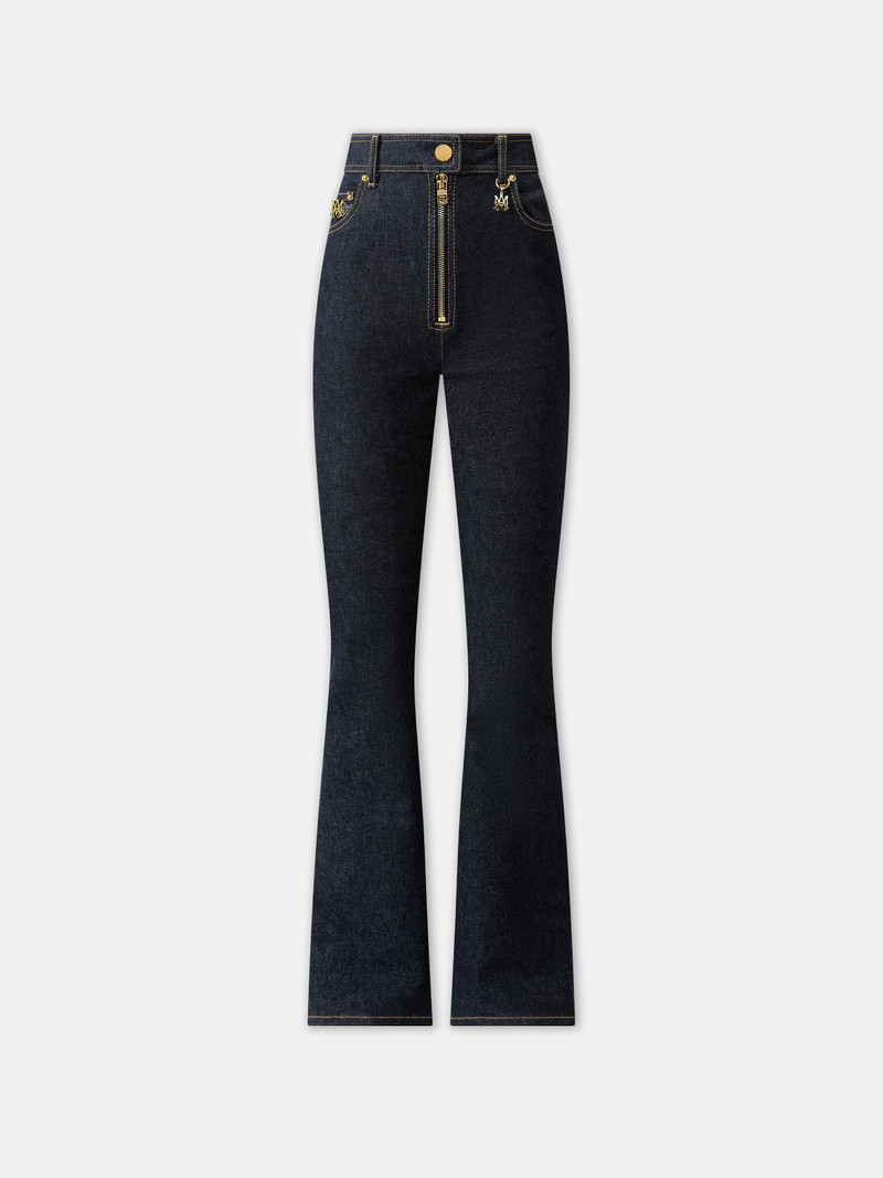 WOMEN'S ZIP UP FLARE JEAN - 1