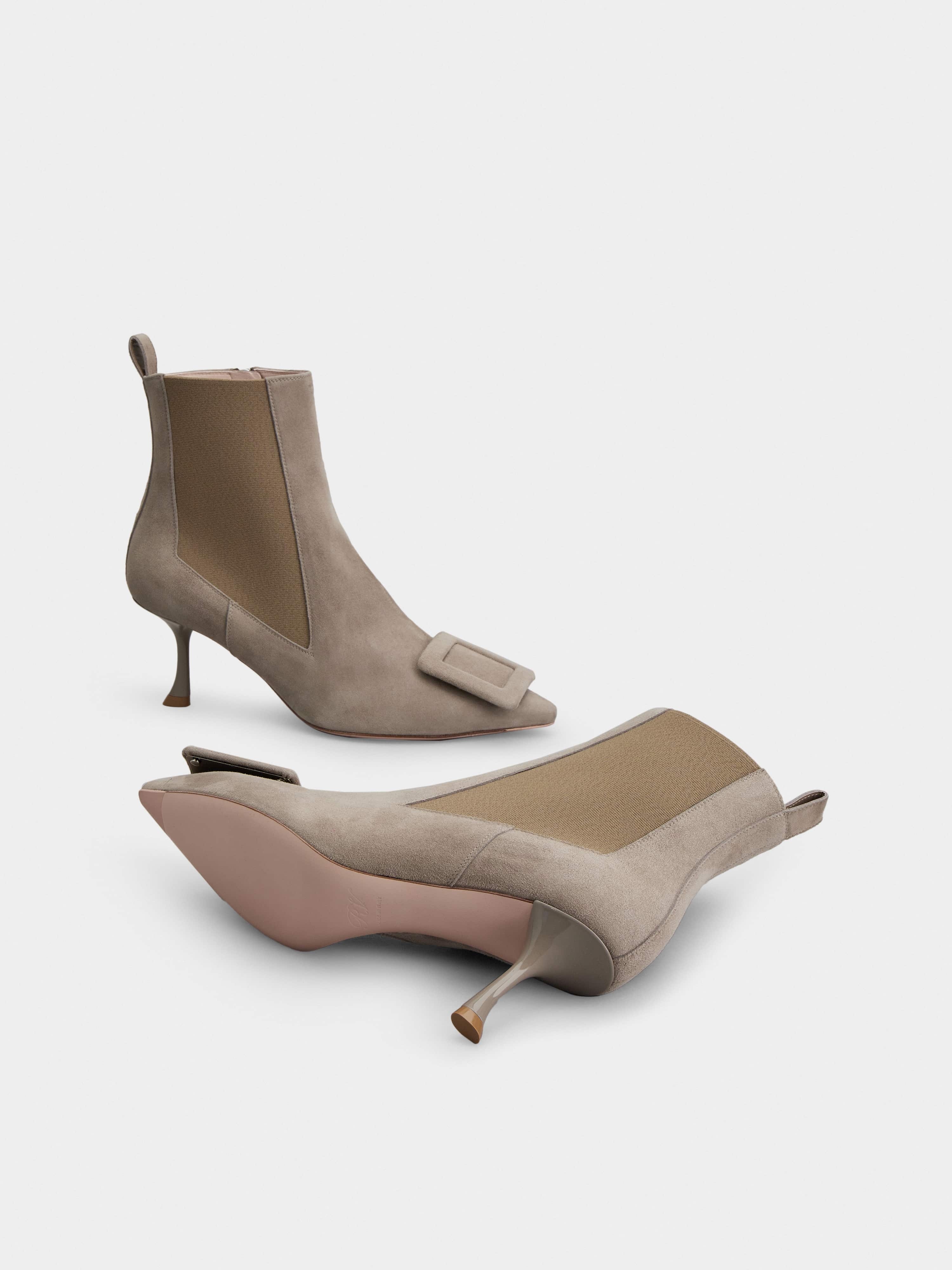 Viv' in The City Booties in Suede - 6