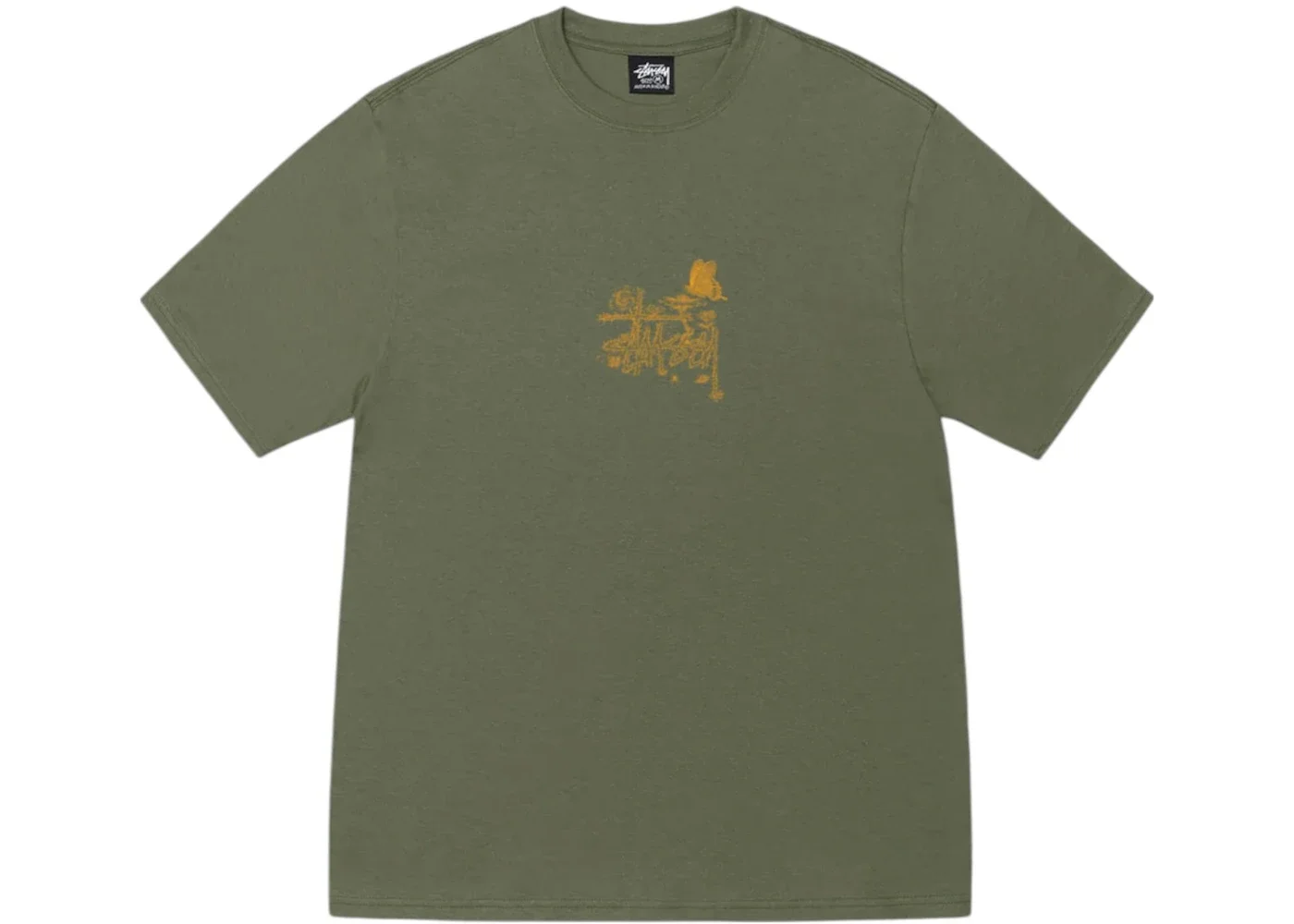 Stussy In Bloom Tee Olive - 1