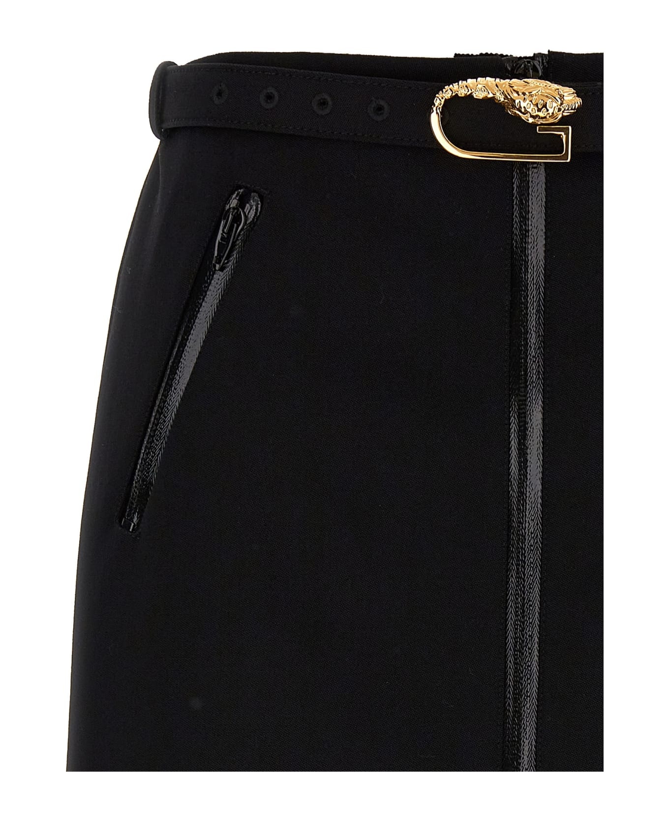 GUCCI Wool Skirt With Removable Belt | italist | REVERSIBLE