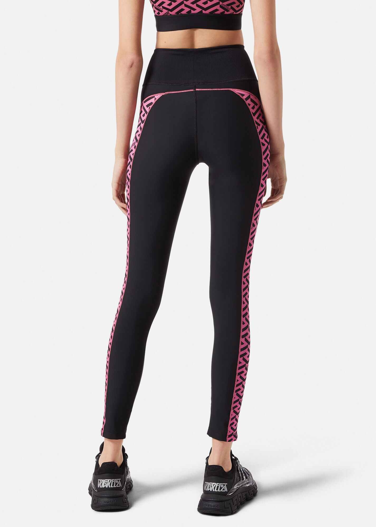 Greca Signature Accent Gym Leggings - 4
