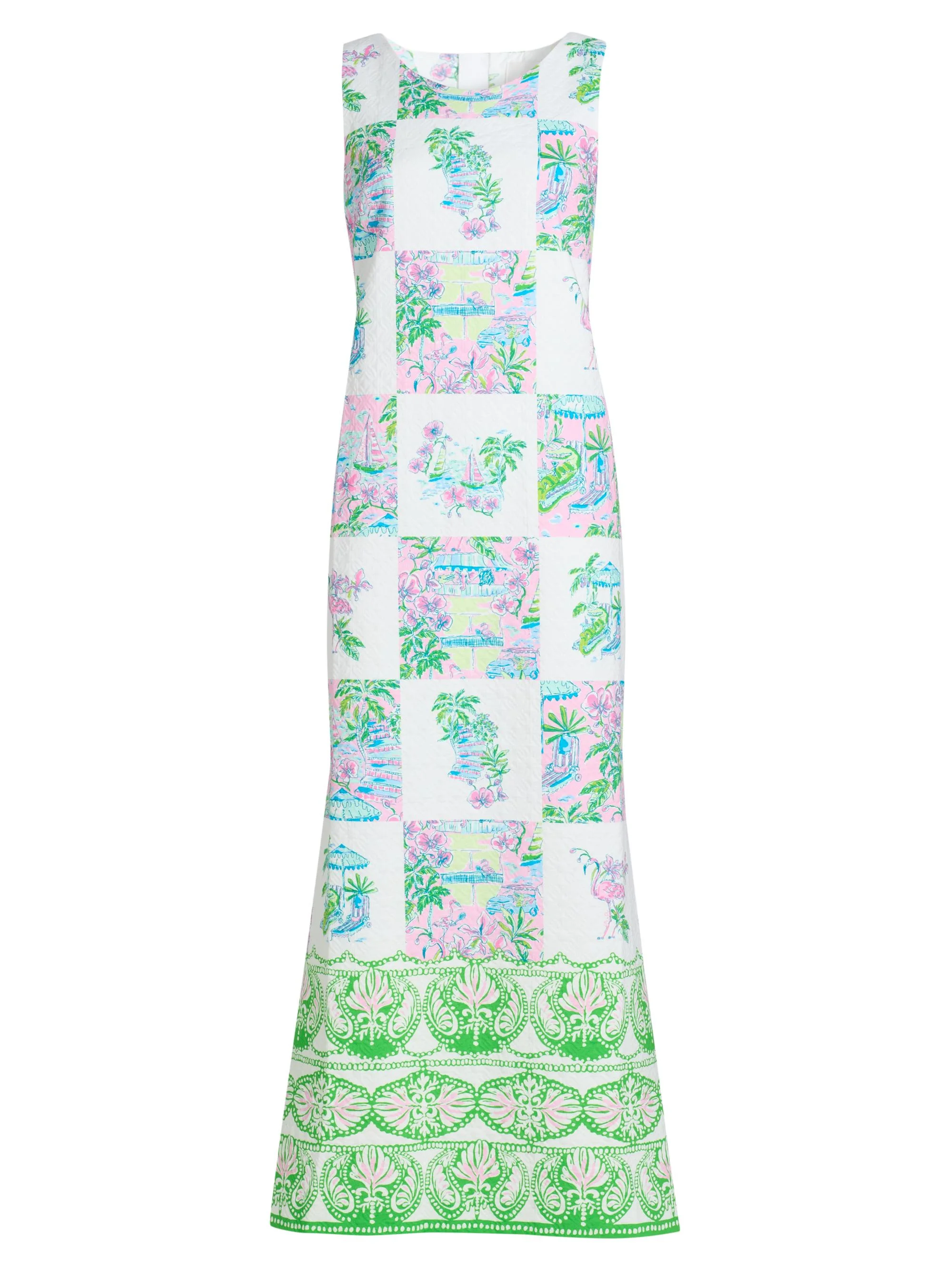 Women's Dee Patch Print Maxi Dress - Multi Sunny Dee Patch - 1