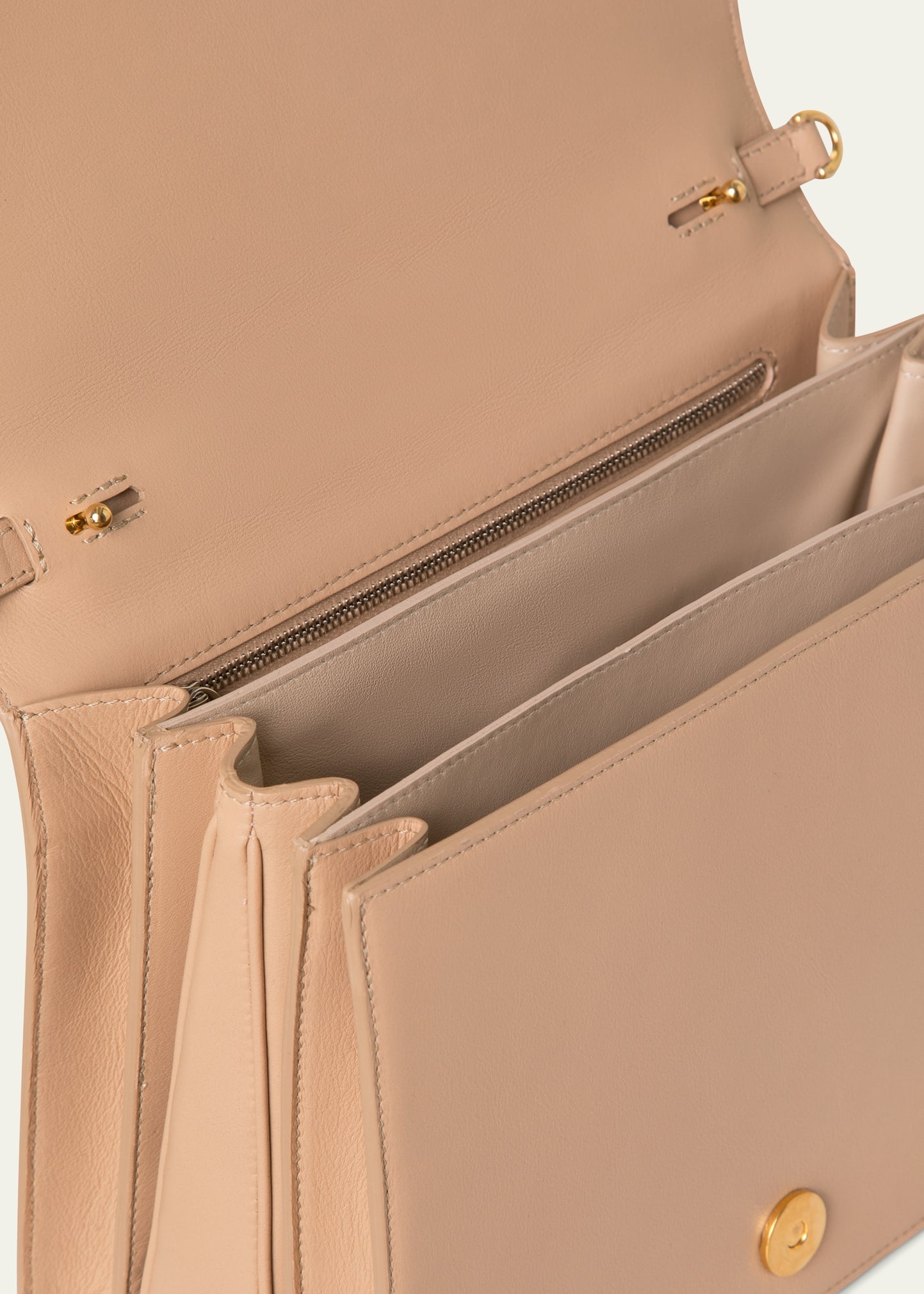 Alice Flap Leather Crossbody Bag - 3