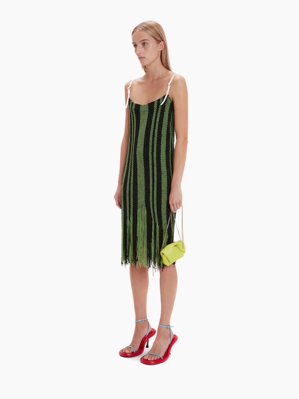 FRINGE DETAIL CAMISOLE DRESS - 3