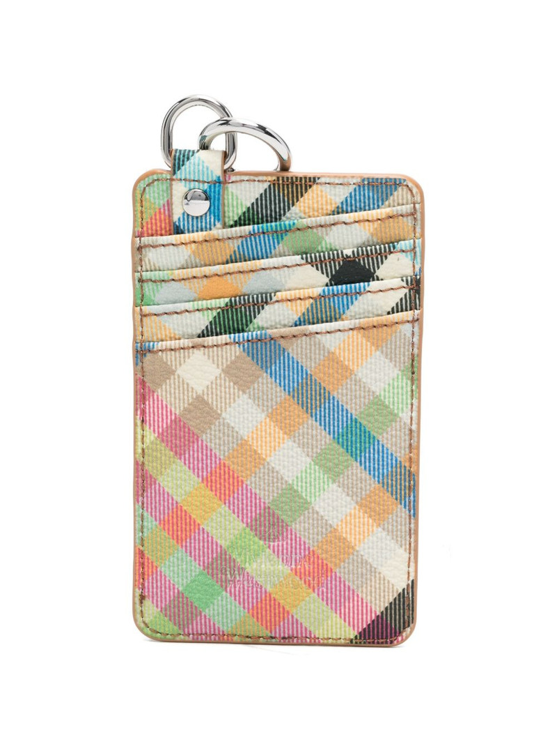 Vivienne Westwood plaid vertical card holder outlook