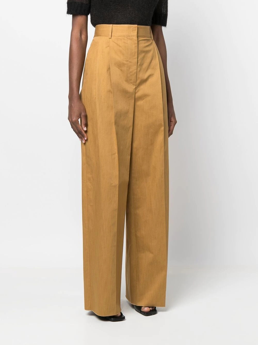 high-waisted wide leg trousers - 3