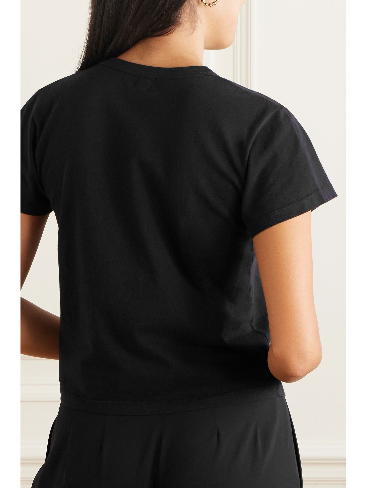 Margo cotton-jersey T-shirt Black - 3