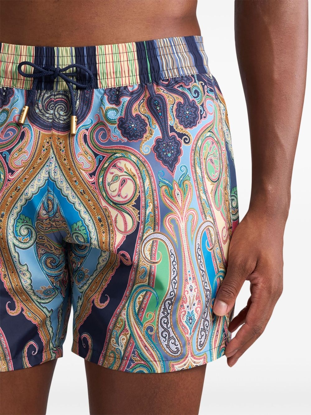 paisley-print swim shorts - 6