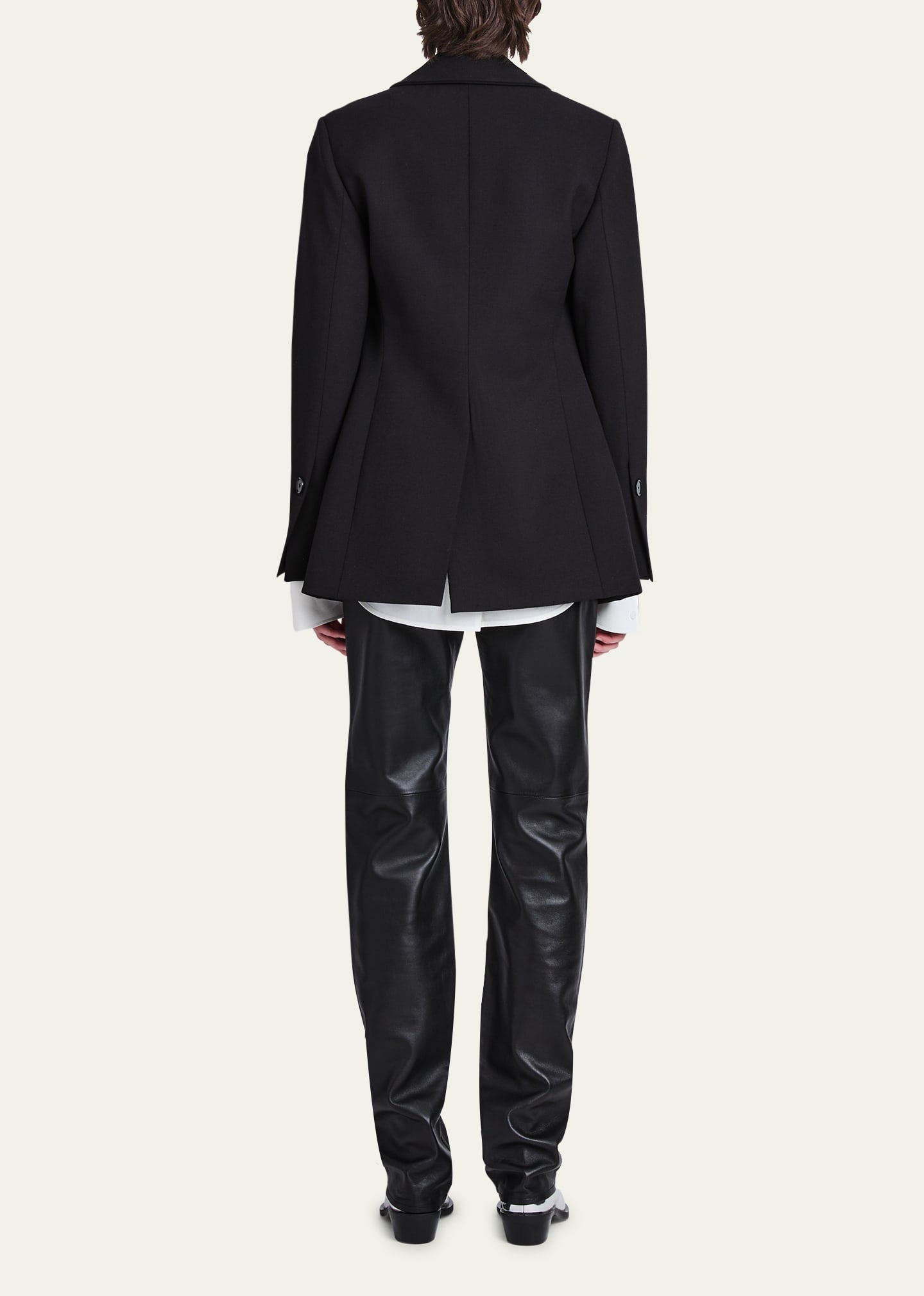 Eva Tropical Wool Blazer Jacket - 3