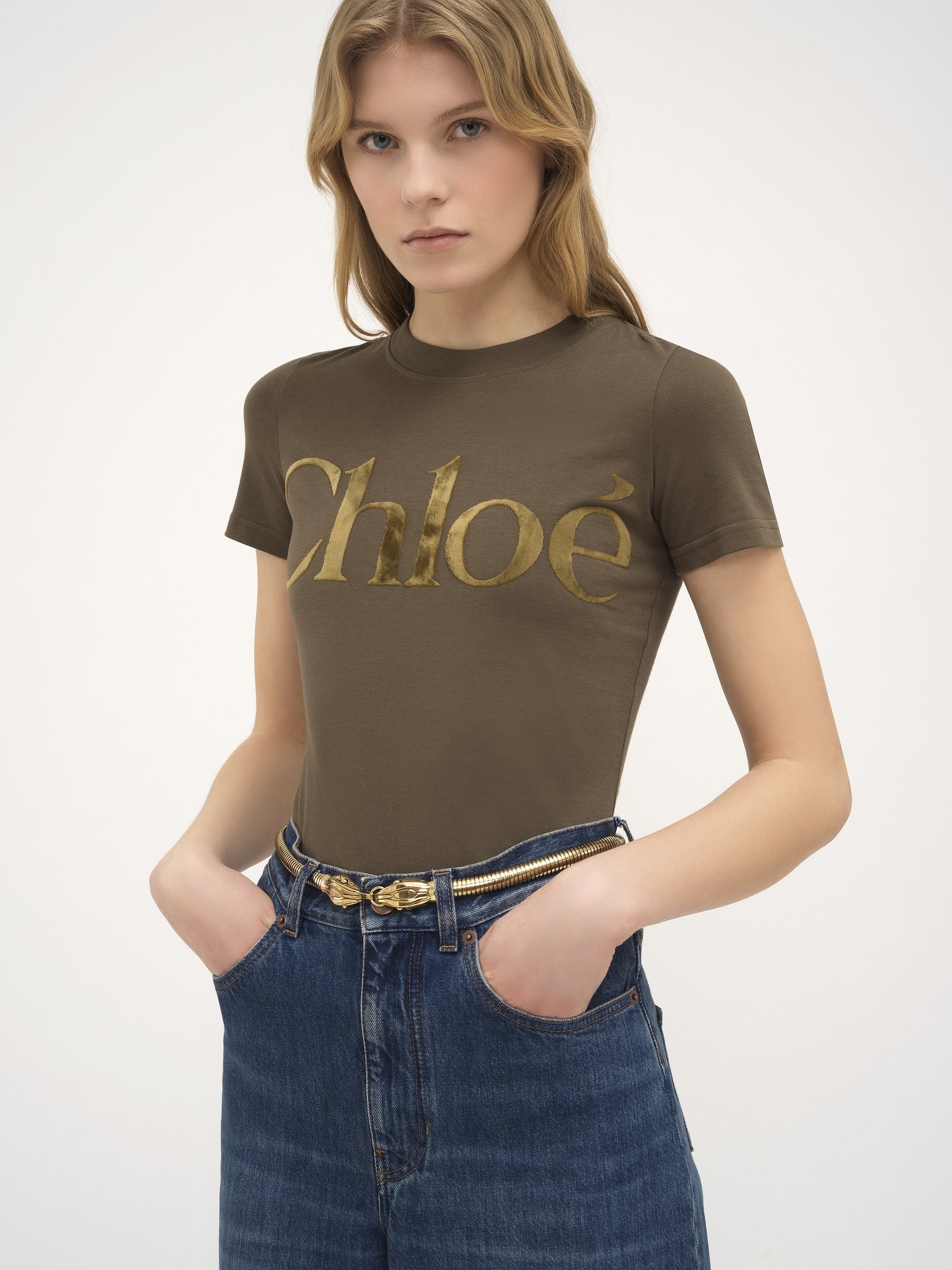 FITTED T-SHIRT IN COTTON JERSEY - 4