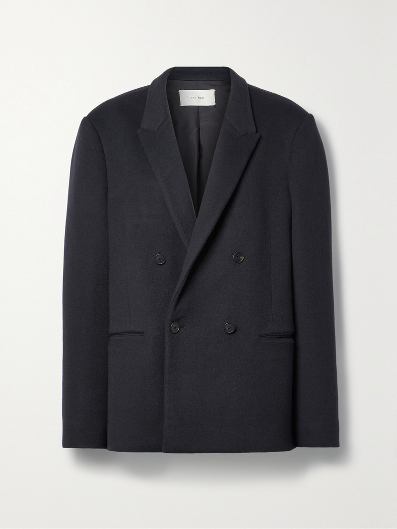 Wilsonia Double-breasted Cashmere Blazer 1