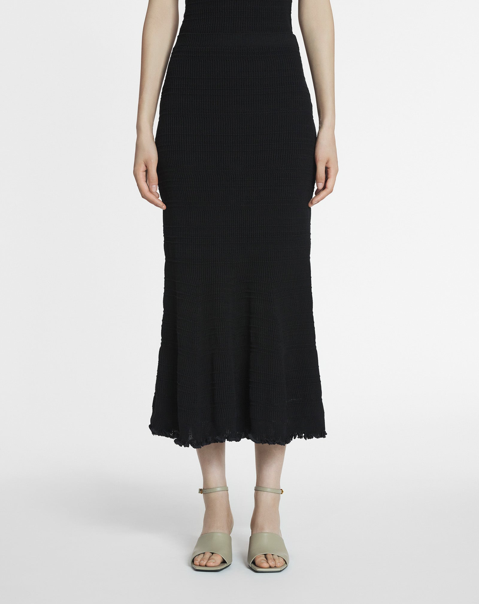 COTTON MIDI SKIRT - 3