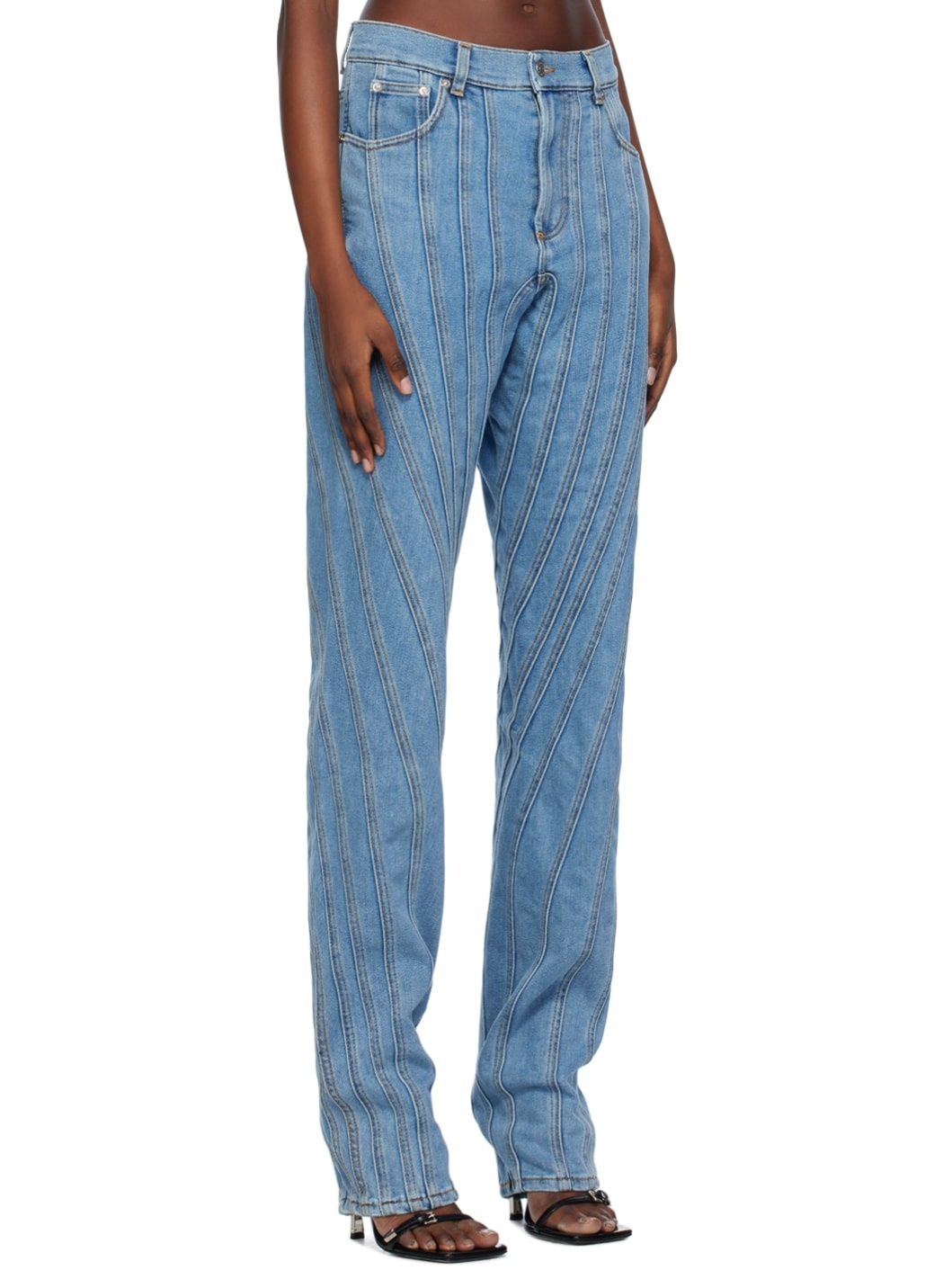 Blue Spiral Jeans - 2