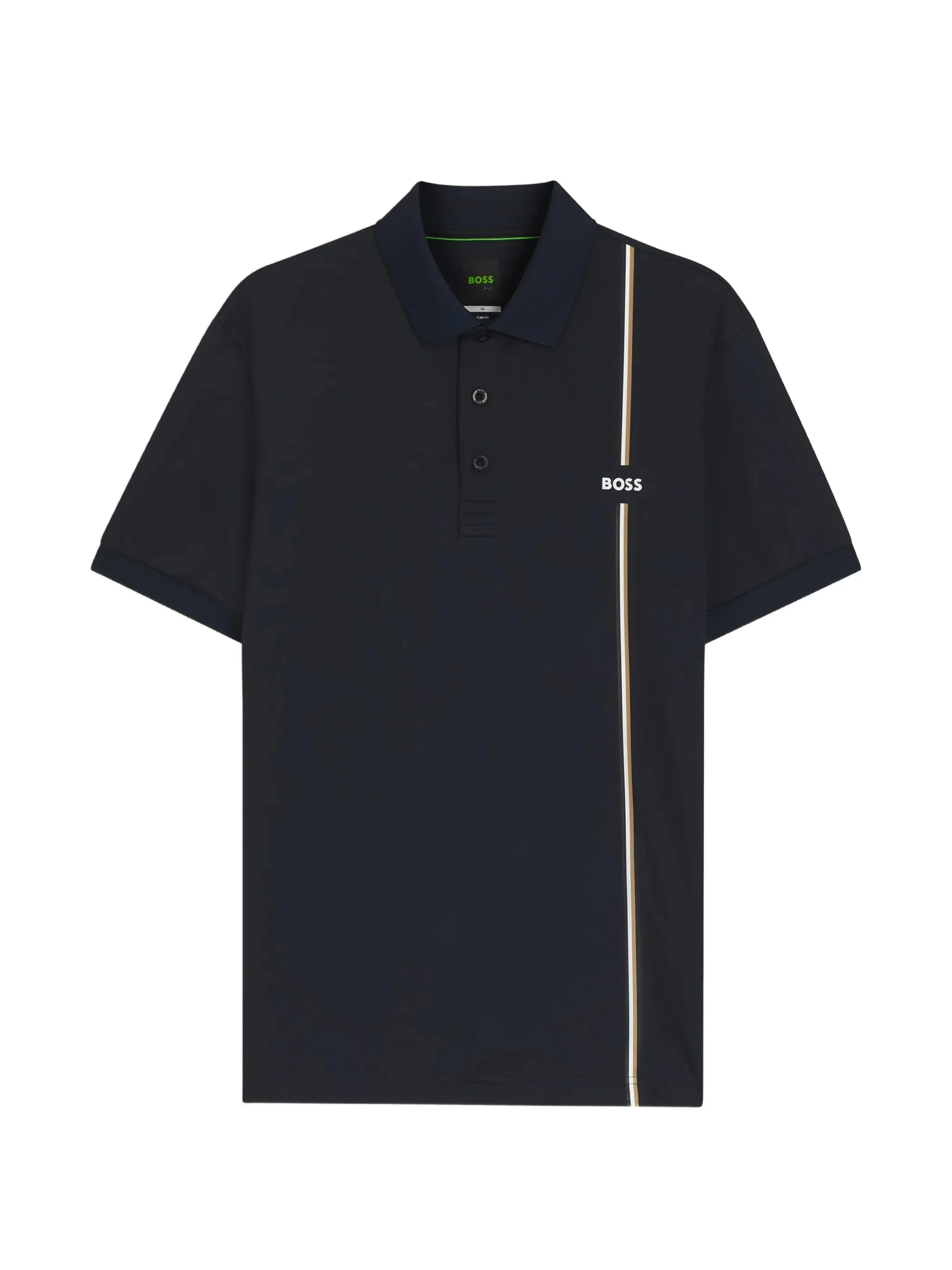 Boss Toc Game 3 Striped Short-sleeve Polo Shirt - 1
