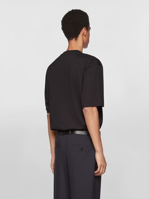MARNI SPIN PRINT COTTON JERSEY T-SHIRT - 3