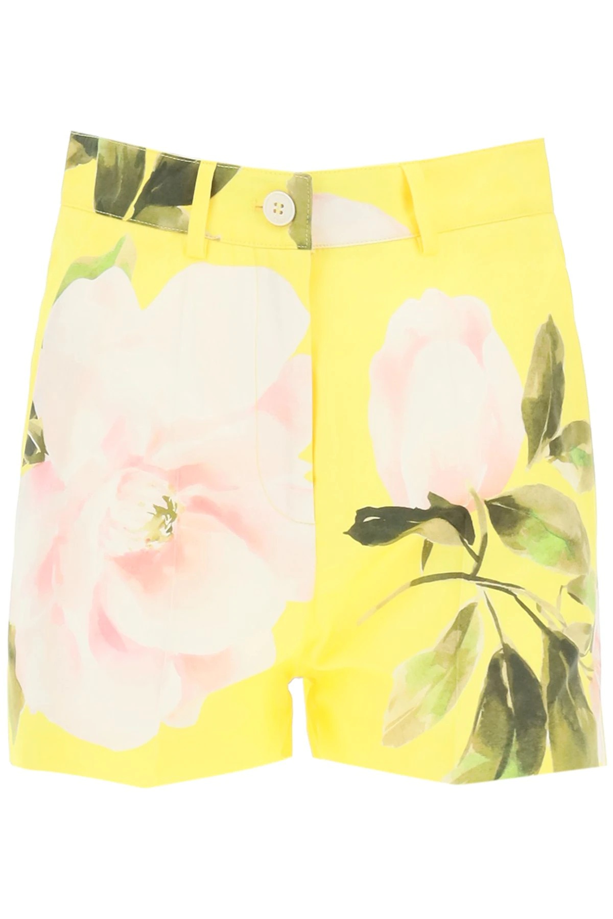 SHORTS WITH PEONY REEDITION PRINT - 1