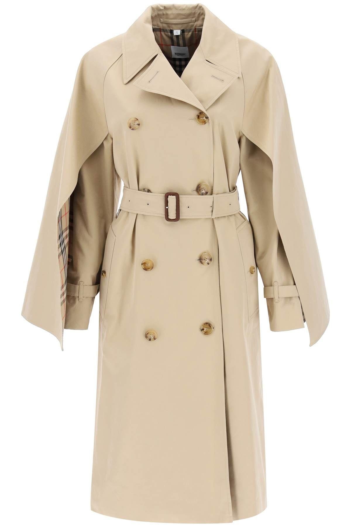 トレンチコート Burberry SS25 Beige cotton trench coat (8094940 B8626) Burberry SS25 Beige cotton trench coat (8094940 B8626