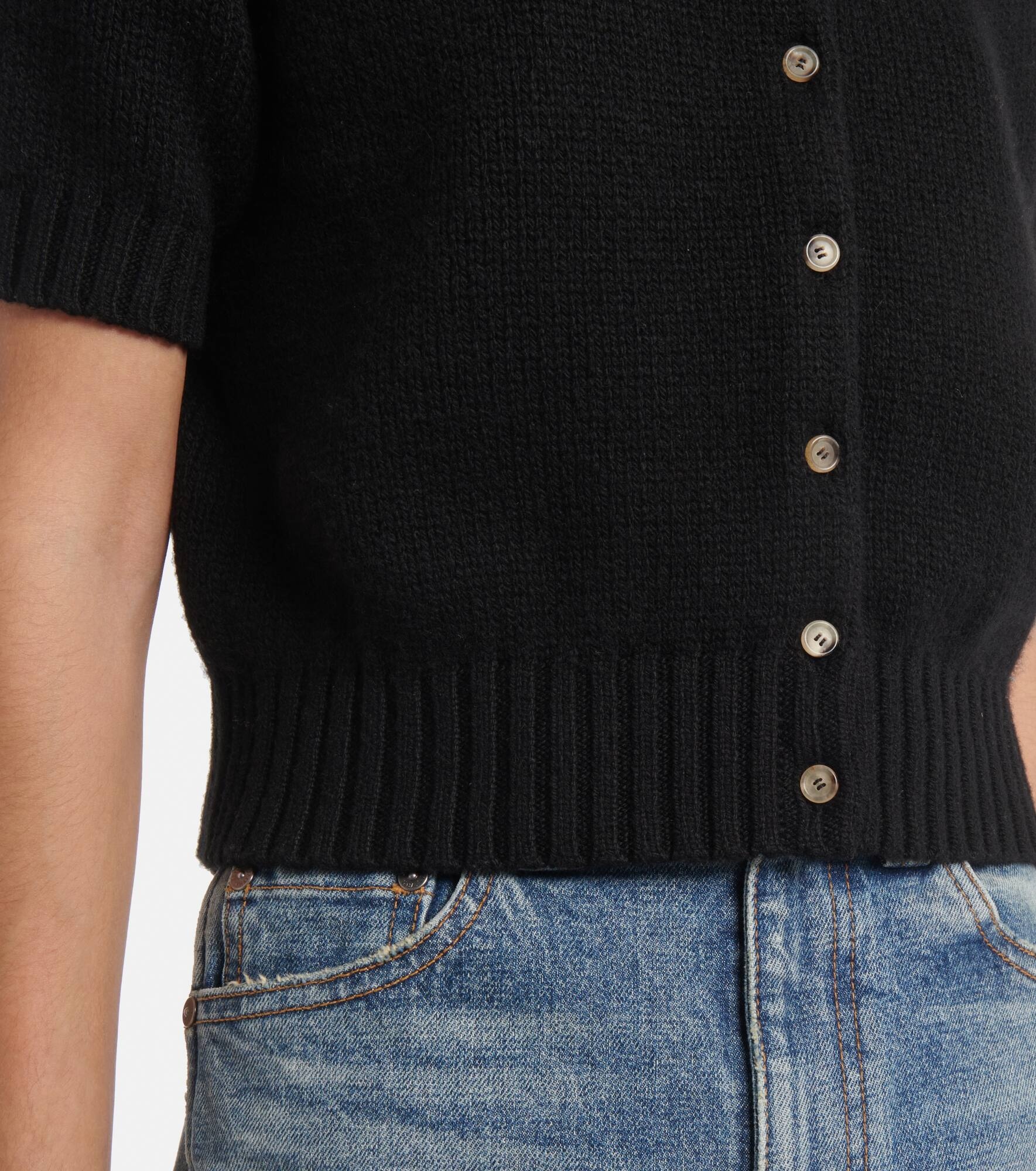 Nora cashmere-blend cardigan - 5