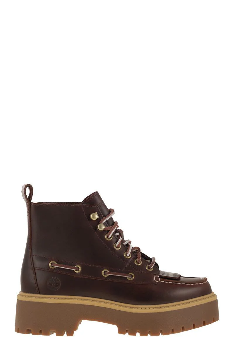 Timberland Stone Street - Fringed Boot With Platform - 1