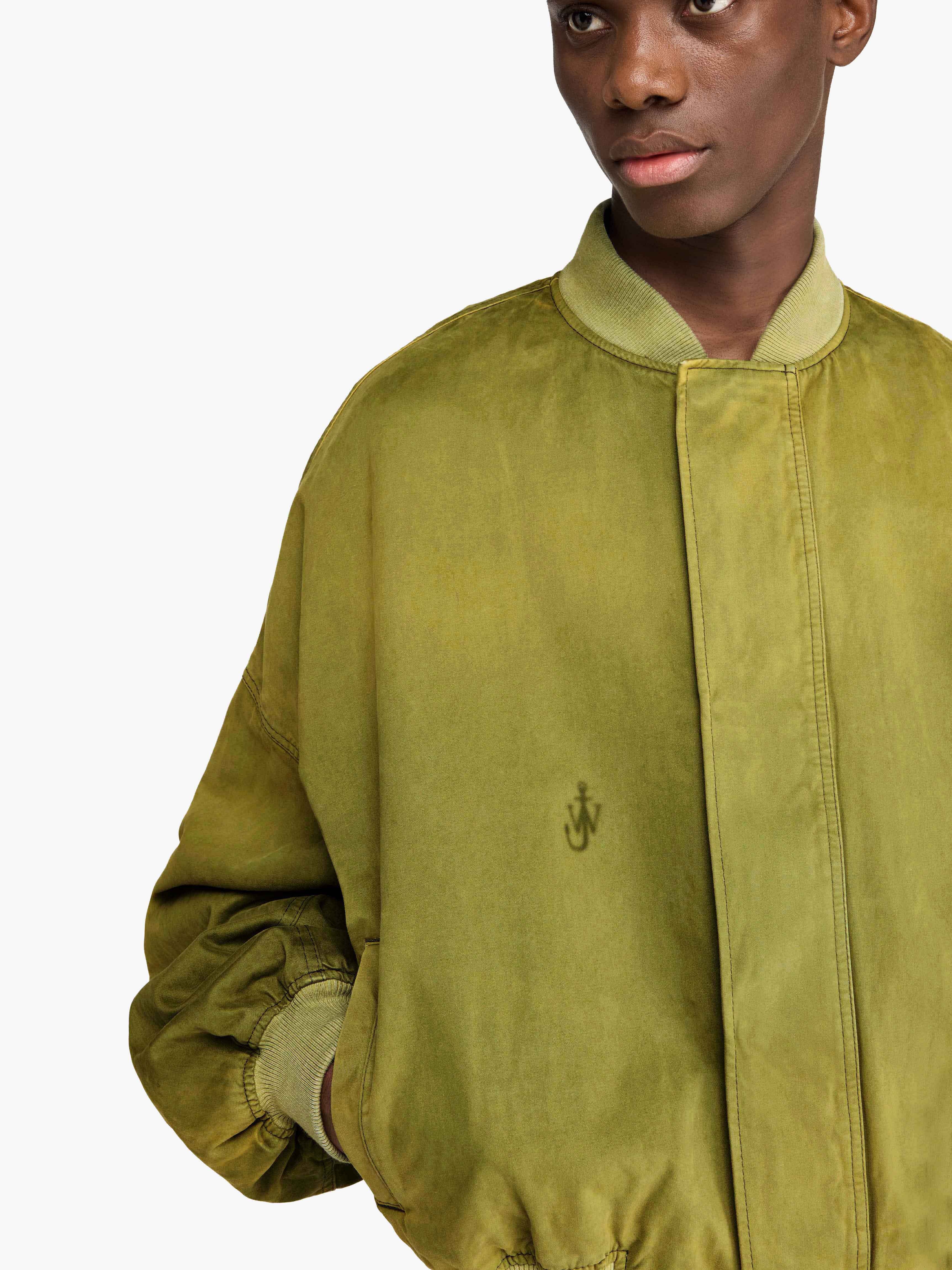 RELAXED COTTON BOMBER JACKET - 6