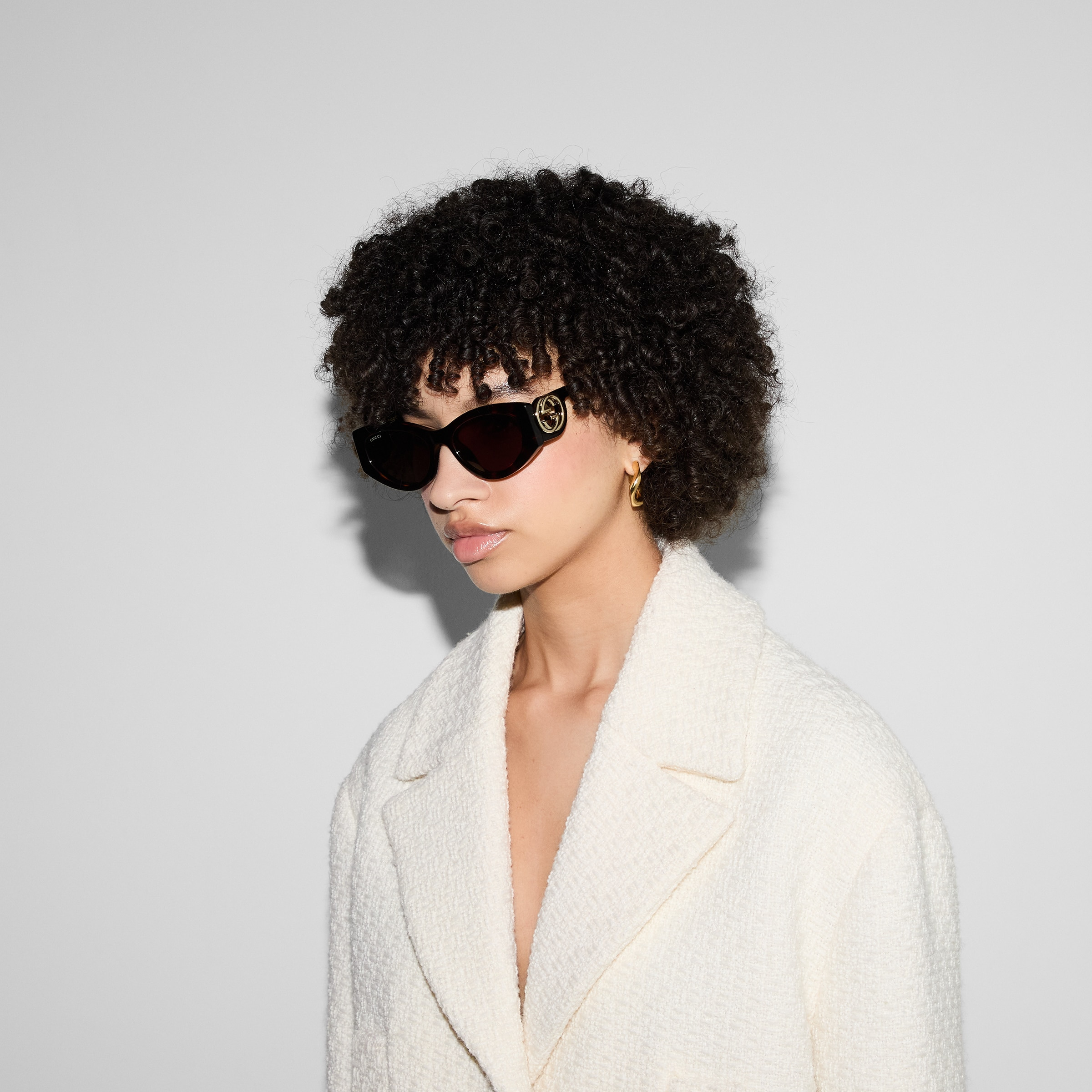 Cat-eye frame sunglasses - 3