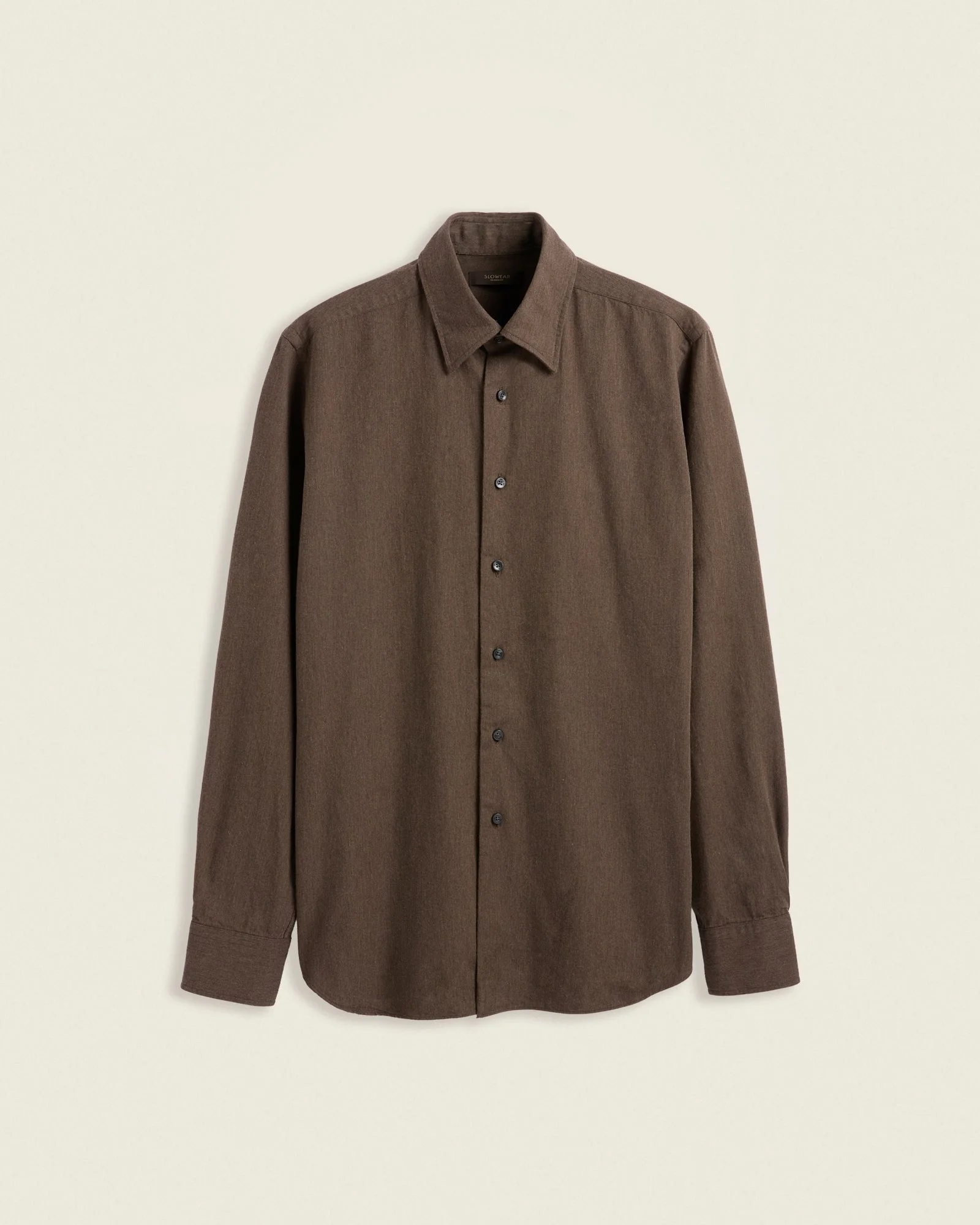 Regular fit denimlook cotton twill shirt - 1