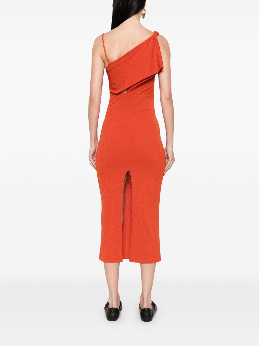 asymmetric midi dress - 4