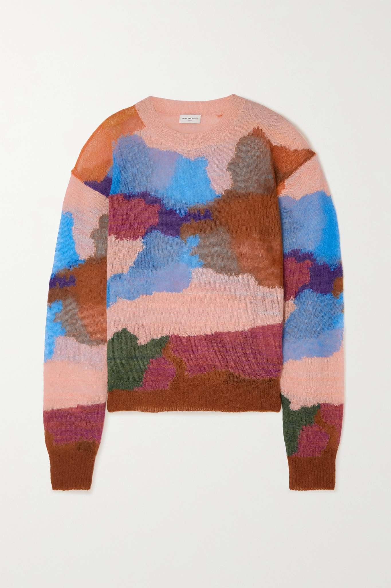 Intarsia-knit sweater - 1