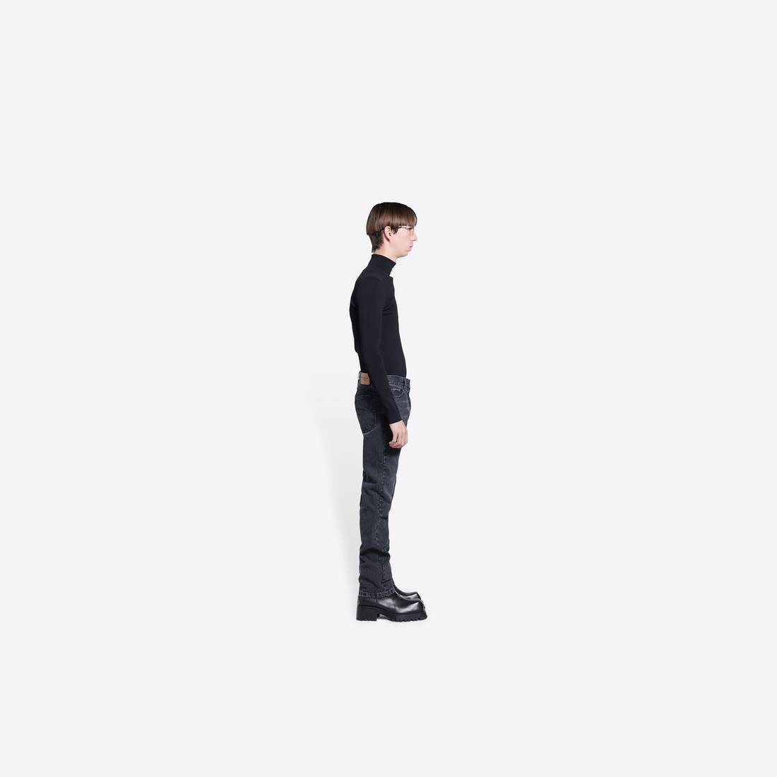 Men's Year Of The Tiger Normal Fit Pants in Black - 4