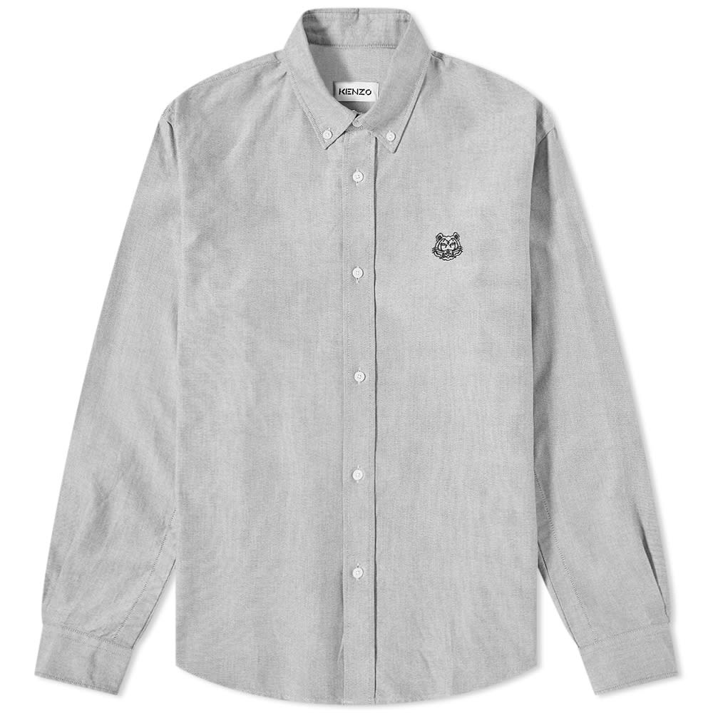 Kenzo Tiger Crest Button Down Oxford Shirt - 1