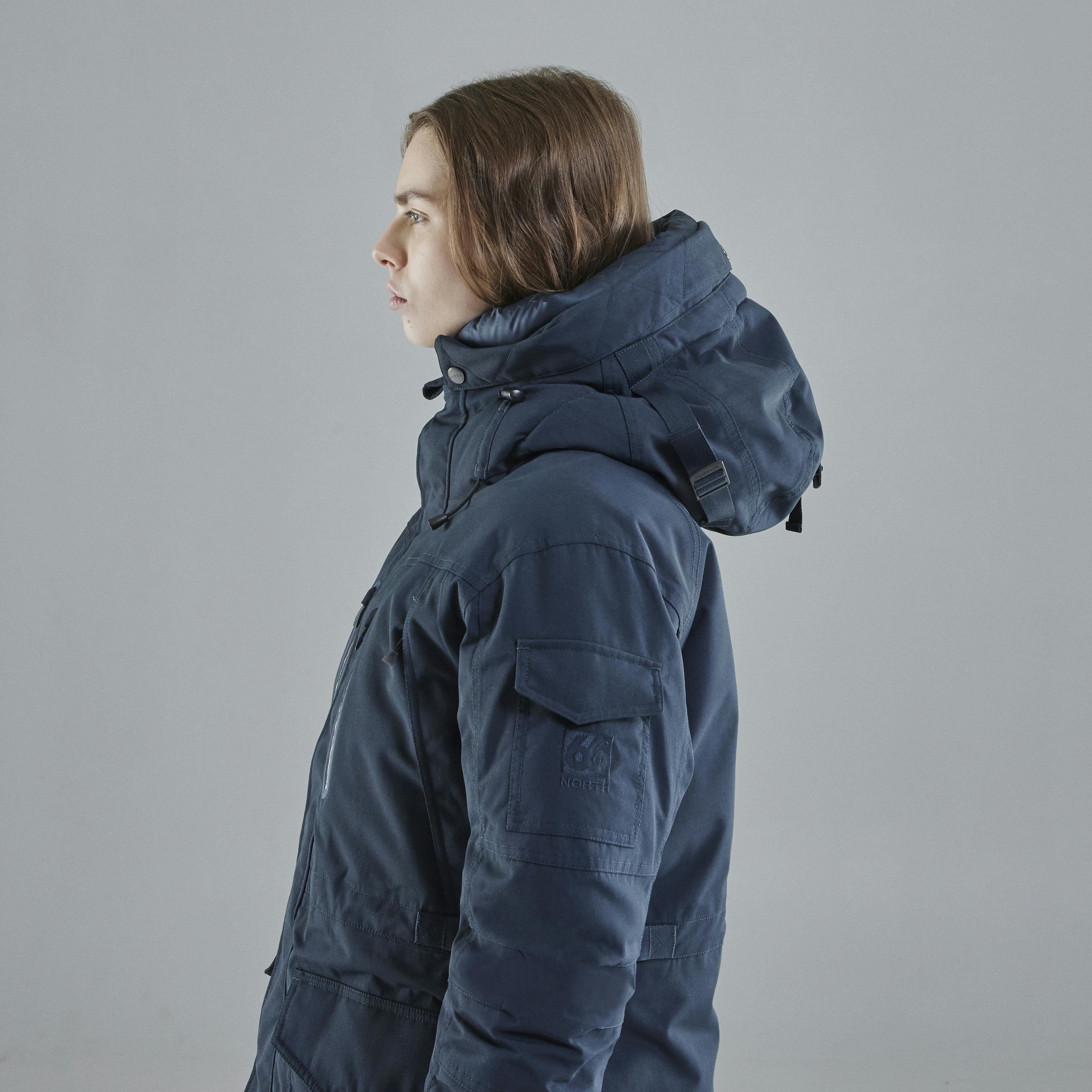 Jökla Arctic professional vegan parka with hood trim - 11
