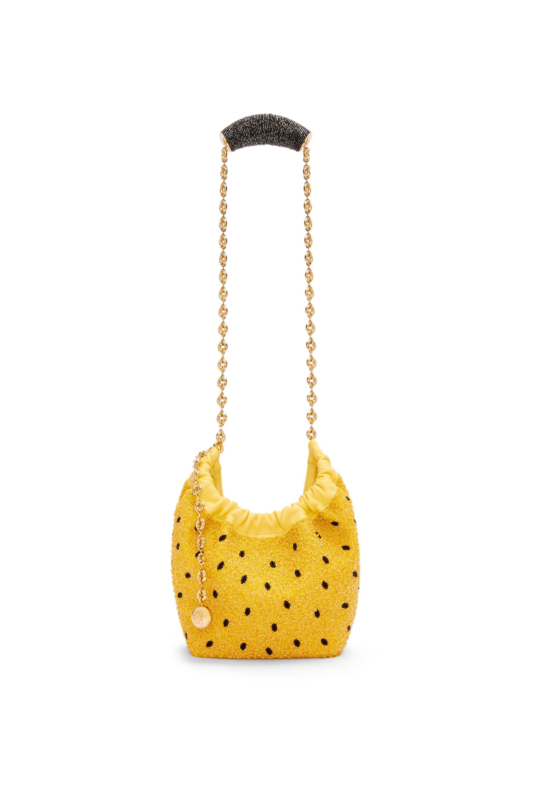 Mini Squeeze bag in beaded leather - 7
