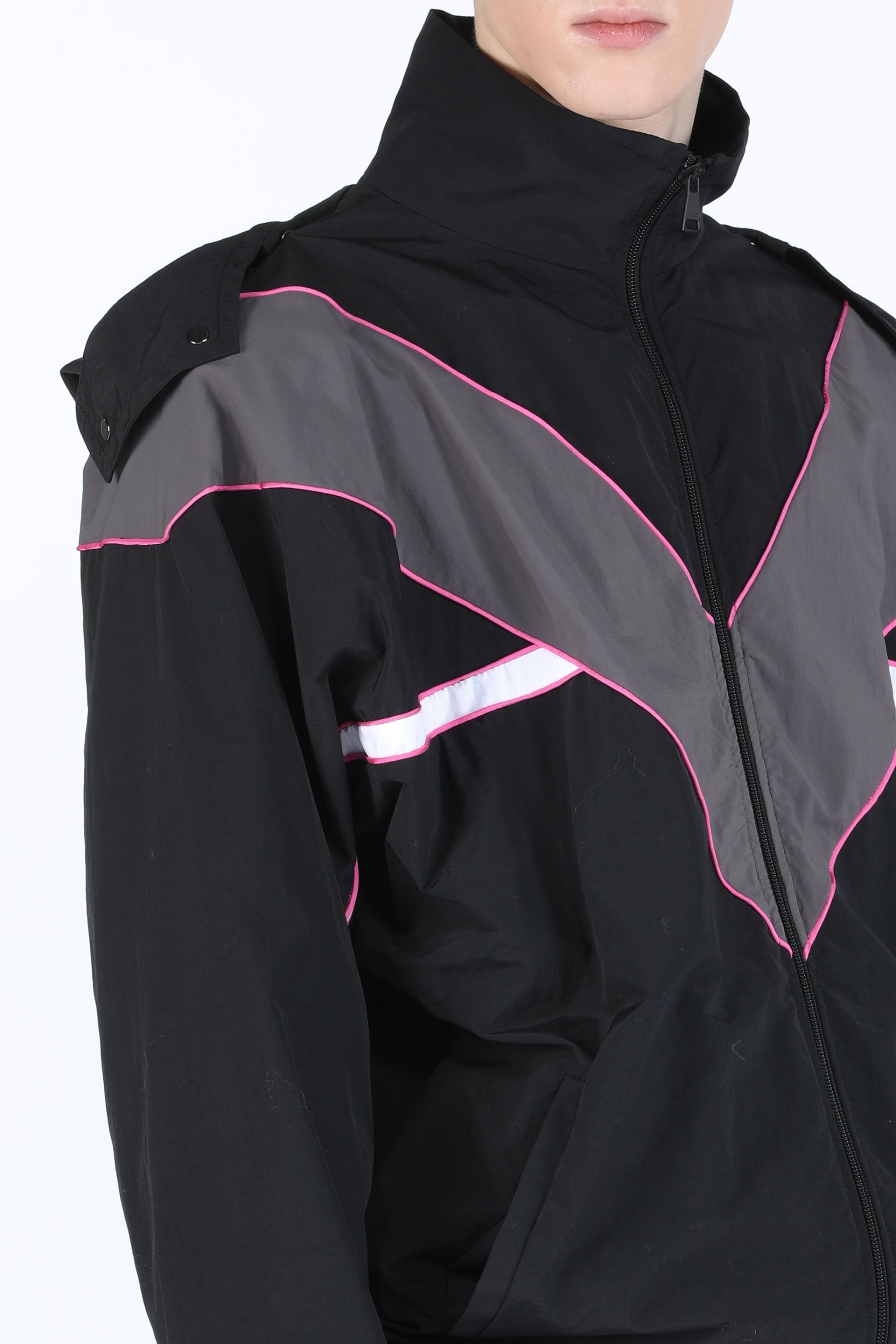 PANELLED TRACK JACKET - 5