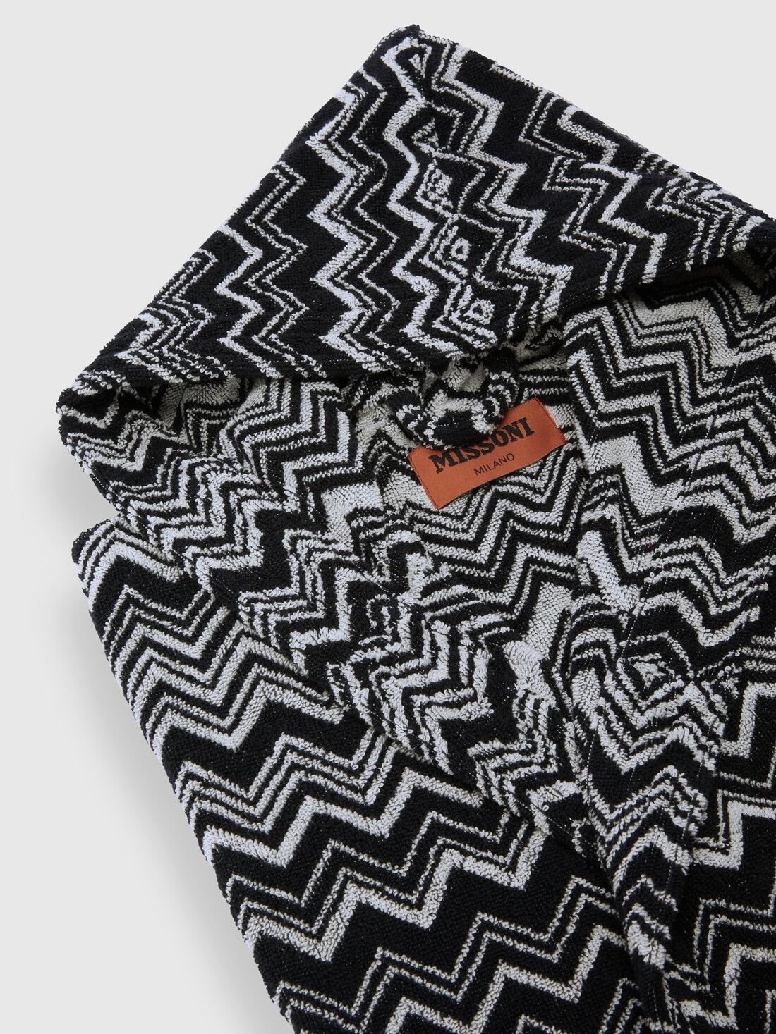 Keith chevron cotton terry bathrobe - 3