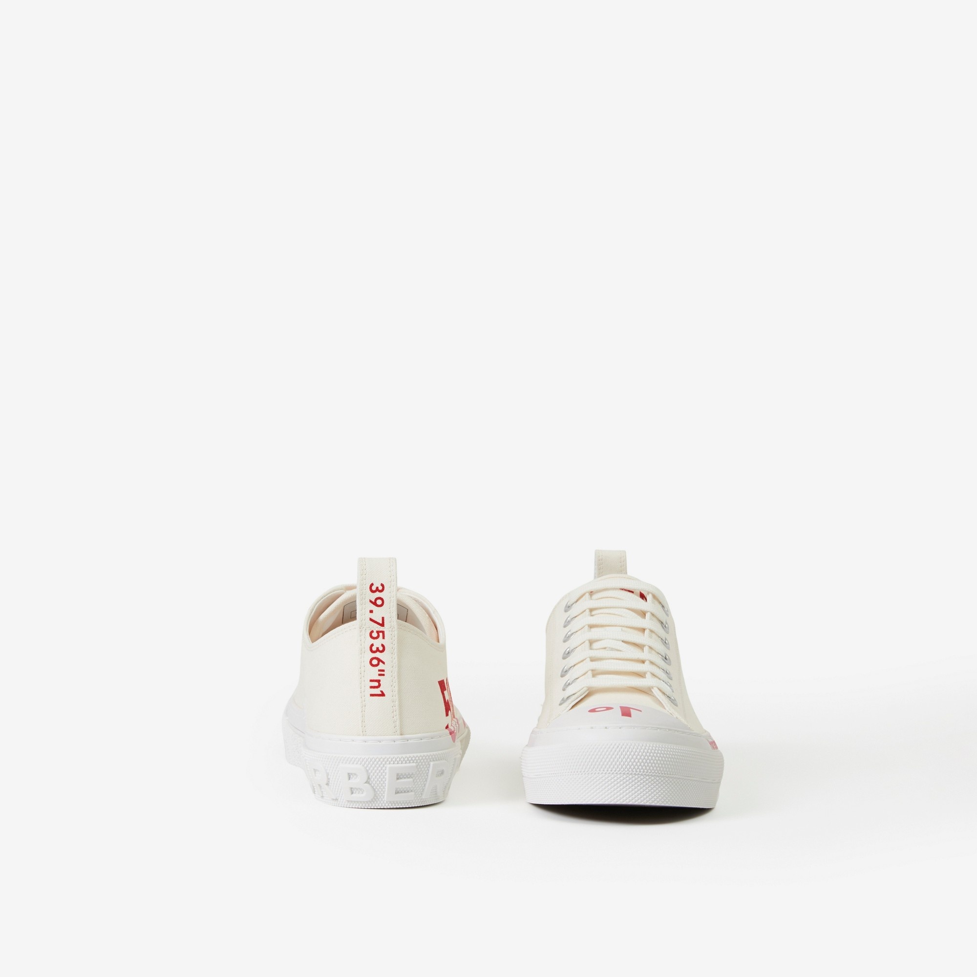 Coordinates Print Cotton Sneakers - 4