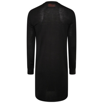 Raf Simons Long Sleeve Knit Dress in Black outlook
