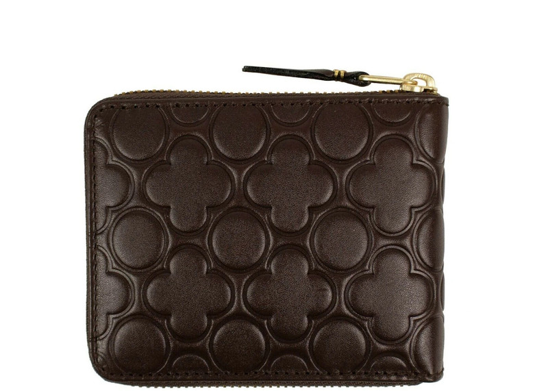 Comme Des Garçons Comme des Garcons SA710EB Wallet Classic Embossed B Brown outlook