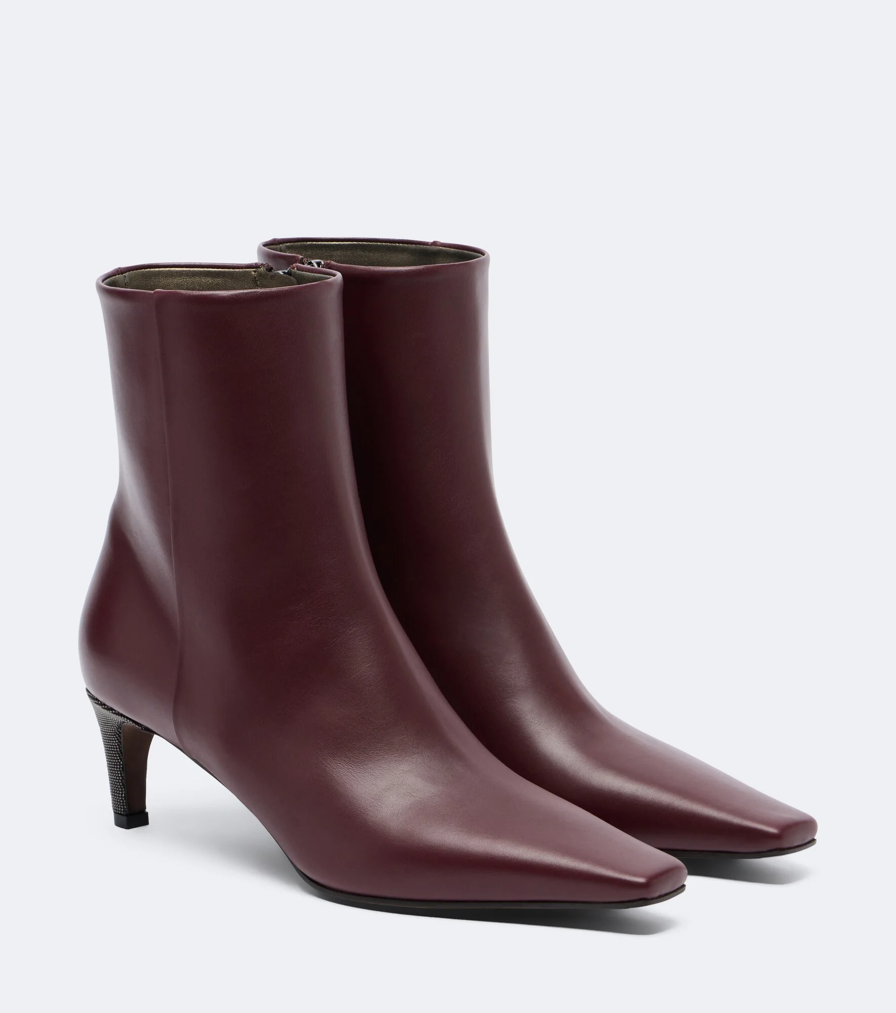 Monili leather ankle boots - 1