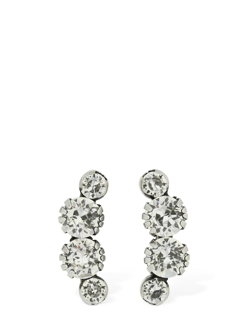 A WILD SHORE CRYSTAL STUD EARRINGS - 1