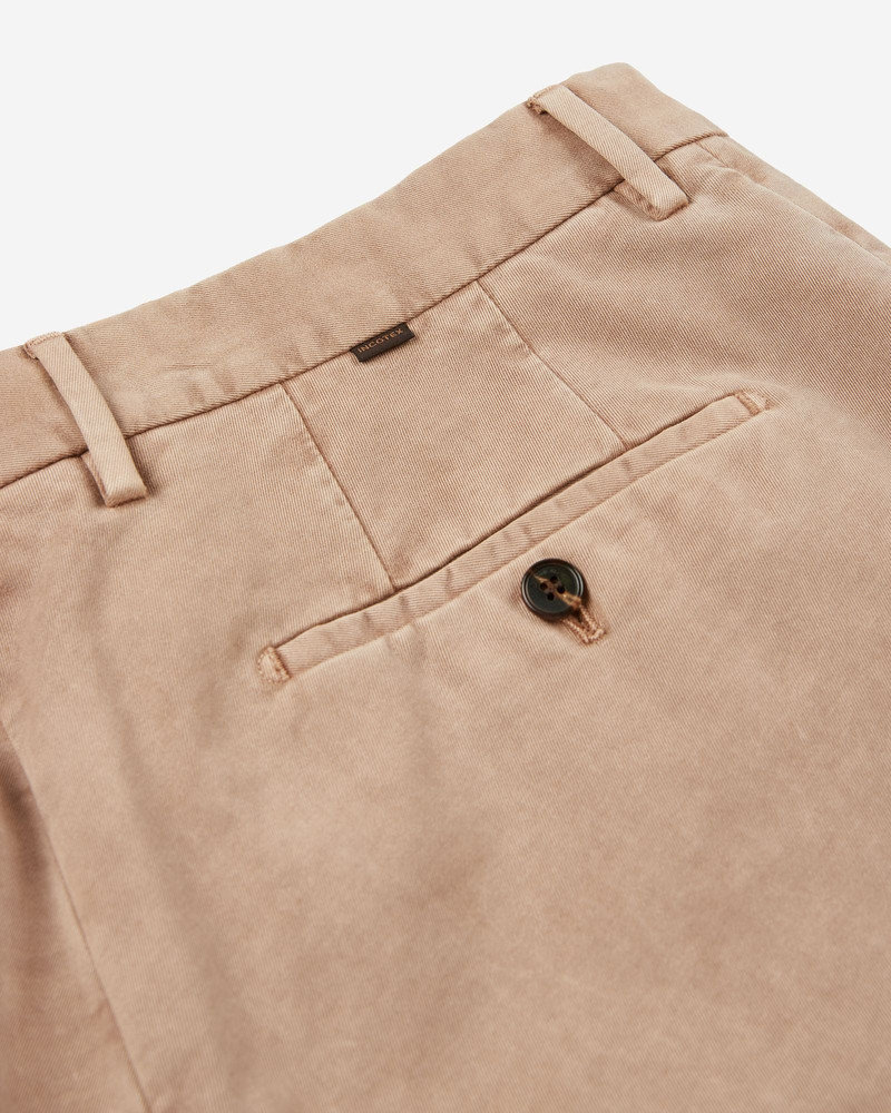 Tapered fit cotton trousers 8