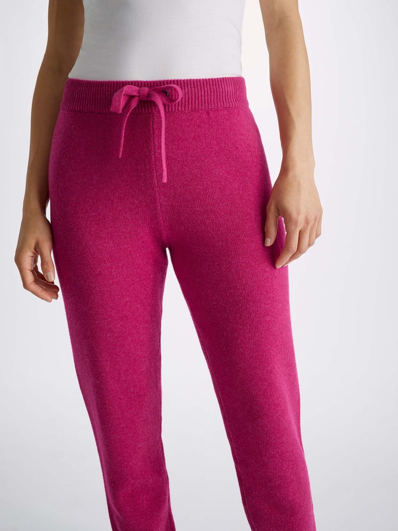Women's Sweatpants Quinn Cotton Modal Rose Pink