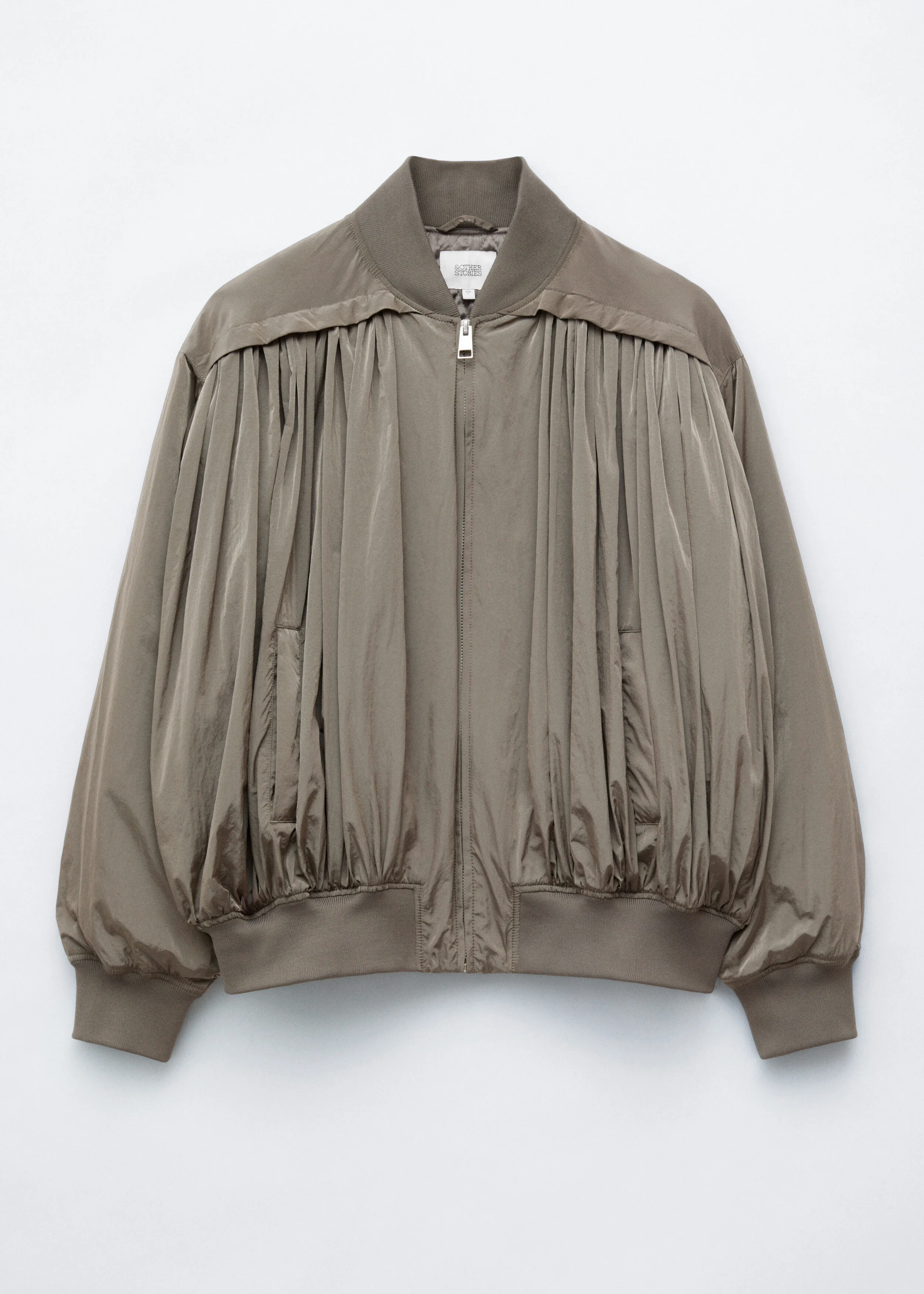 Gathered Bomber Jacket - 1