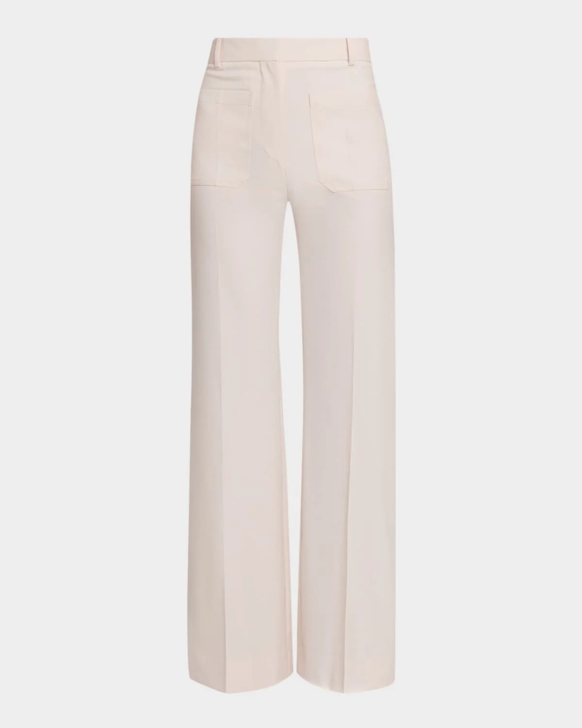 Alina Patch-Pocket Wide-Leg Trousers - 1