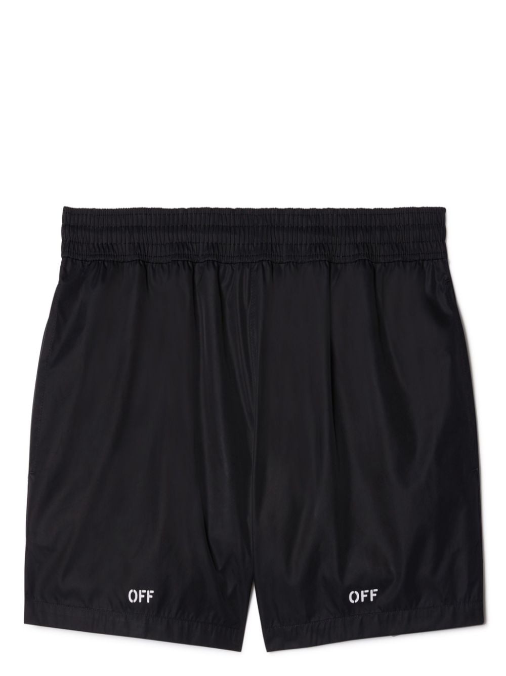 logo-print swim shorts - 1