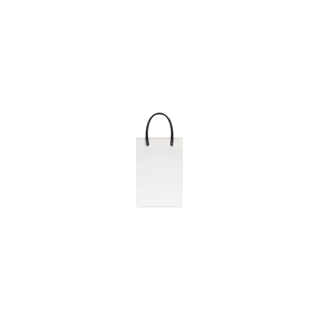 Mini Shopping Bag in White - 3