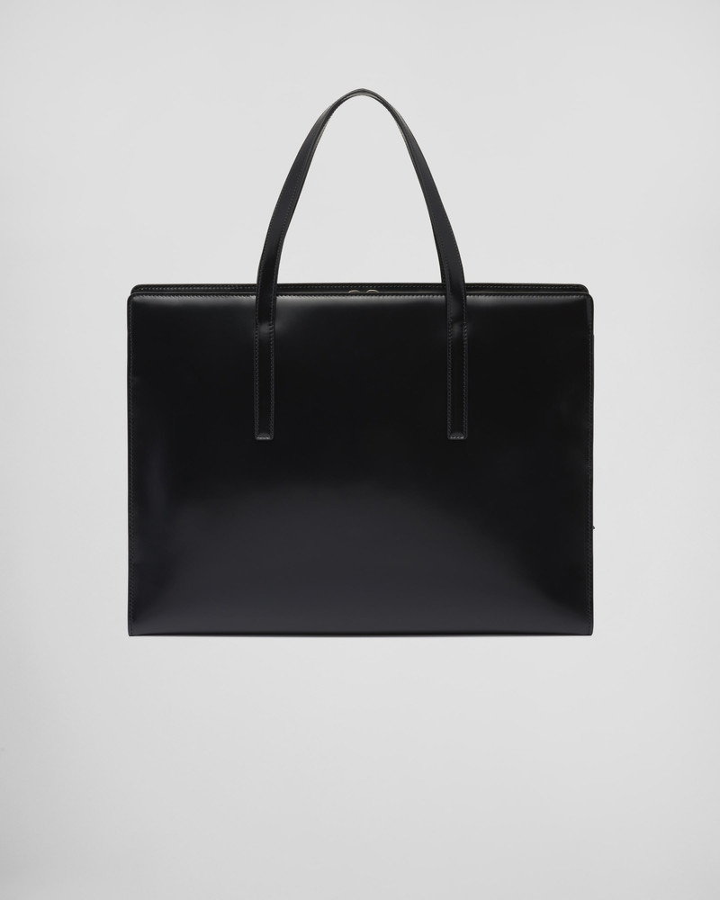 Prada Re-Edition 1995 brushed-leather large handbag 4
