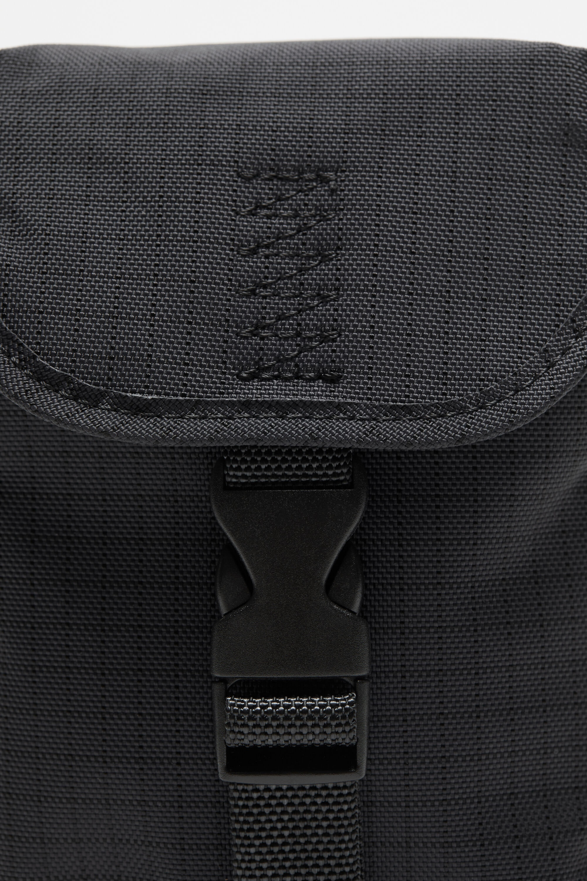Ripstop mini pouch bag - Black - 5