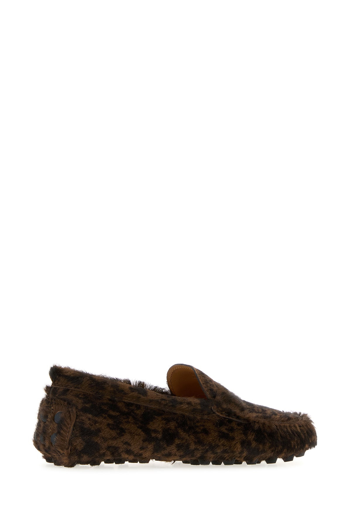 Printed calf hair loafers - 3