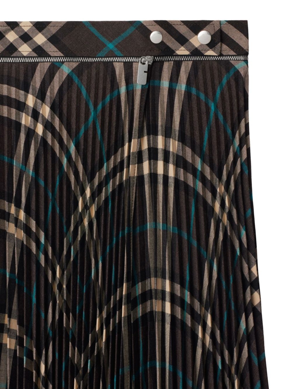 checked wool skirt - 2