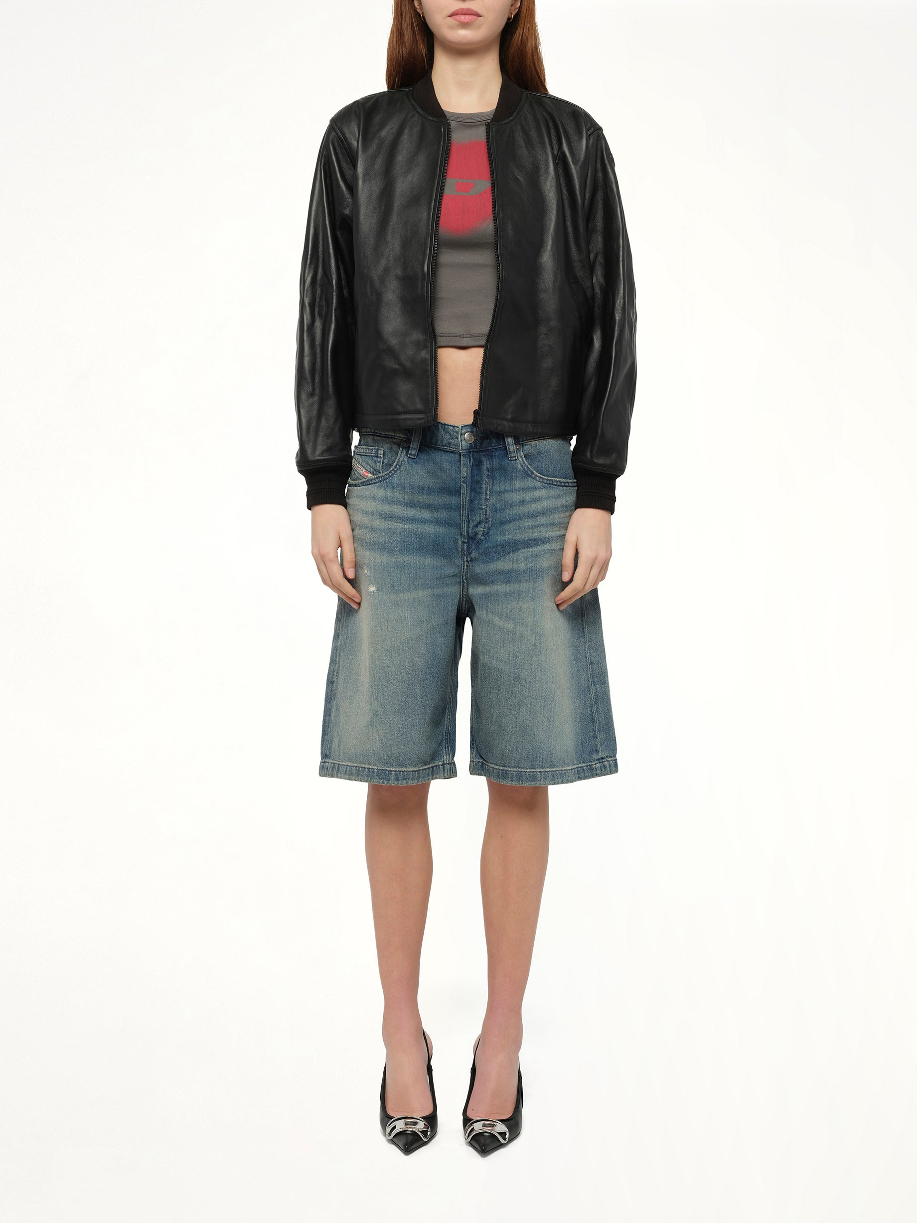 DE-SIRE-SHORT Denim Shorts in Light Blue - 7